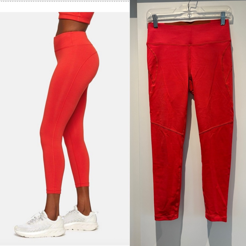 Outdoor Voices Women's Red compression Leggings